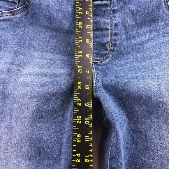 Lee Womens Jeans Size 14P Blue Denim Slim Fit Sculpting Stretch Straight Leg - Picture 7 of 12